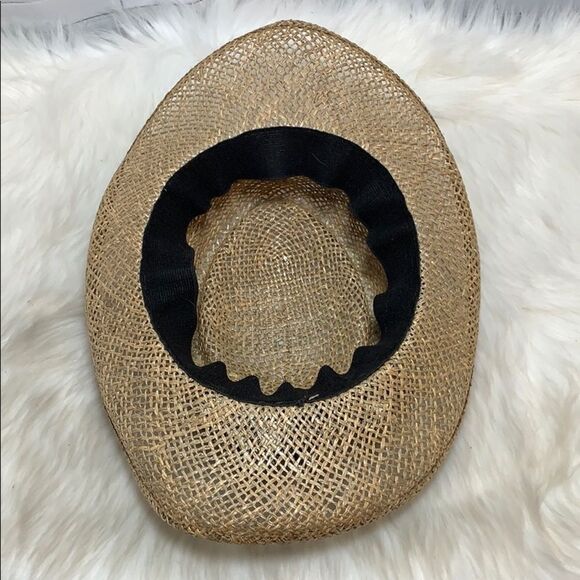 Banded Straw‎ Fedora Hat with Bow Detail main image 5